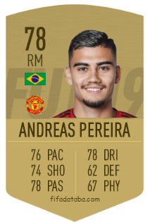 Andreas Hugo Hoelgebaum Pereira Fifa 19 Rating Card Price