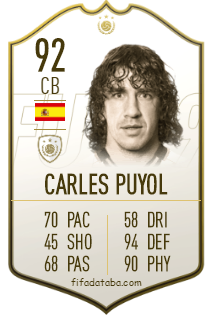 Carles Puyol Saforcada FIFA 19 Rating, Card, Price