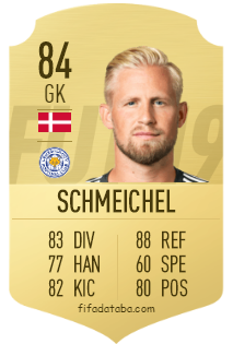 Kasper Schmeichel FIFA 19 Rating, Card, Price