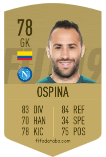 David Ospina Fifa 19 Spieler Statistik Card Preis