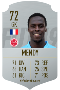 Edouard Mendy FIFA 19 Rating, Card, Price