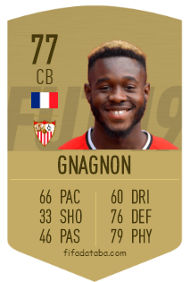 Joris Gnagnon Fifa 19 Rating Card Price