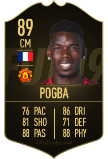 Paul Pogba FIFA 19 Rating, Card, Price