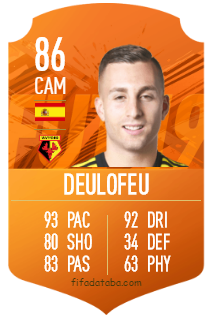 Gerard Deulofeu Lázaro FIFA 19 Rating, Card, Price