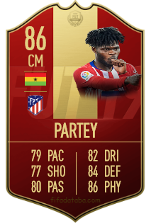 Thomas Partey FIFA 19 Rating, Card, Price