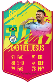 Gabriel Fernando De Jesus Fifa 19 Rating Card Price