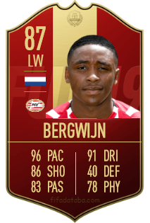 Steven Bergwijn FIFA 19 Rating, Card, Price