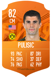 Christian Pulisic FIFA 19 Rating, Card, Price