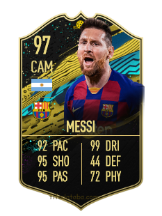 Lionel Messi FIFA 20 Rating, Card, Price