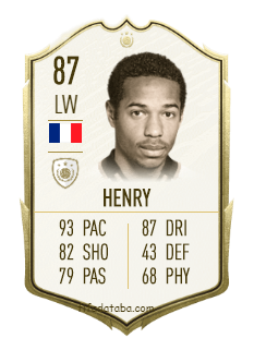 Thierry Henry FIFA 20 Rating, Card, Price