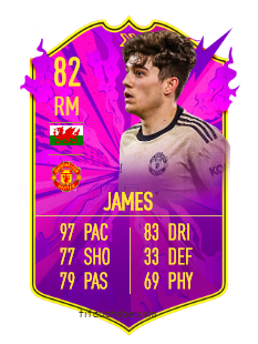 Daniel James FIFA 20 Rating, Card, Price