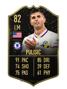 Christian Pulisic FIFA 20 Rating, Card, Price