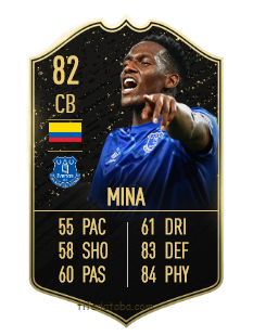 Yerry Mina FIFA 20 Rating, Card, Price