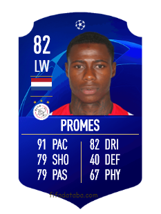 Quincy Promes FIFA 20 Rating, Card, Price