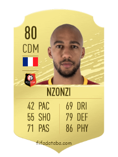 Steven Nzonzi FIFA 20 Rating, Card, Price