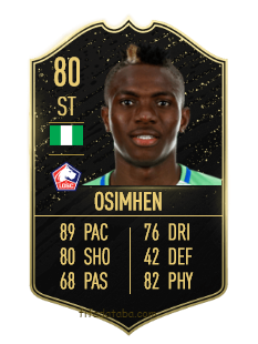 Victor Osimhen FIFA 20 Rating, Card, Price