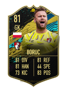 Artur Boruc FIFA 20 Rating, Card, Price