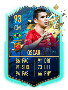 Oscar dos Santos Emboaba FIFA 20 Rating, Card, Price