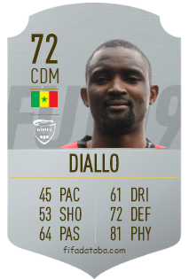 Moustapha Diallo FIFA 19 Rating, Card, Price