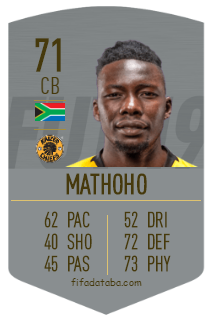 Eric Mathoho FIFA 19 Rating, Card, Price