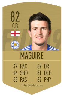 maguire harry fifa card cards