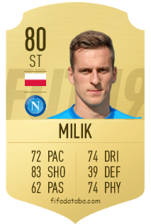 Arkadiusz Milik FIFA 19 Rating, Card, Price