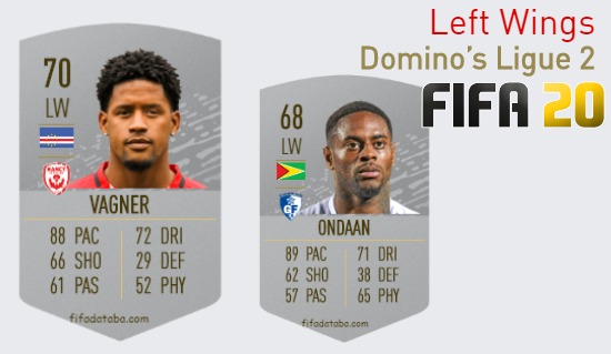 FIFA 20 Domino’s Ligue 2 Best Left Wings (LW) Ratings