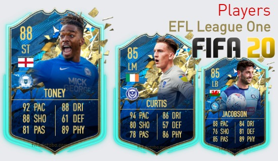 FIFA 20 EFL League One Best Players Ratings