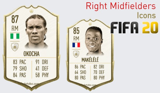 Icons Best Right Midfielders fifa 2020