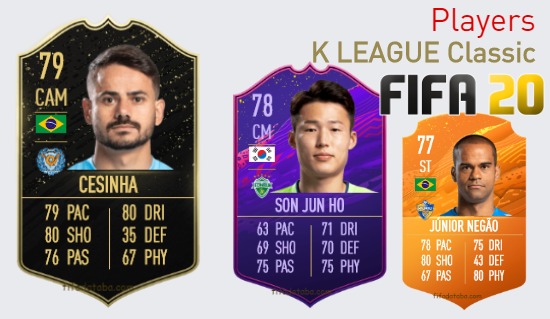 FIFA 20 K LEAGUE Classic Best Players Ratings