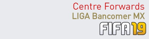 FIFA 19 LIGA Bancomer MX Best Centre Forwards (CF) Ratings