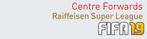 FIFA 19 Raiffeisen Super League Best Centre Forwards (CF) Ratings