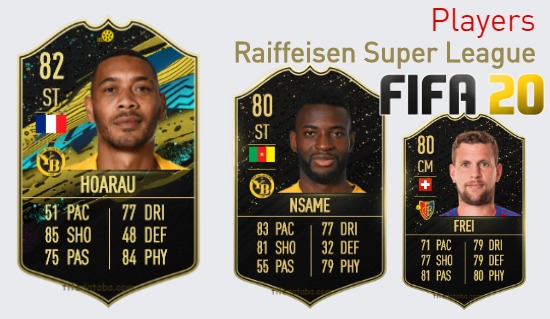 FIFA 20 Raiffeisen Super League Best Players Ratings
