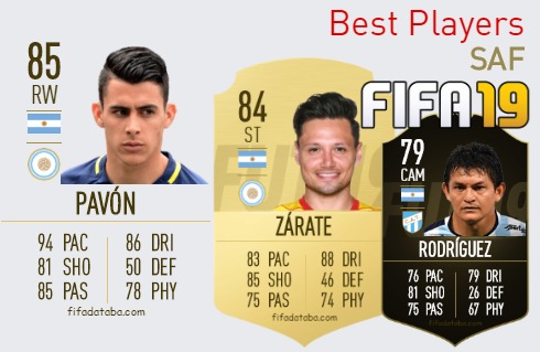FIFA 19 SAF Best Players Ratings, page 2