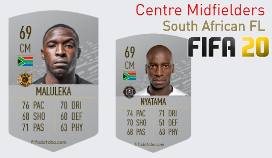 FIFA 20 South African FL Best Centre Midfielders (CM) Ratings