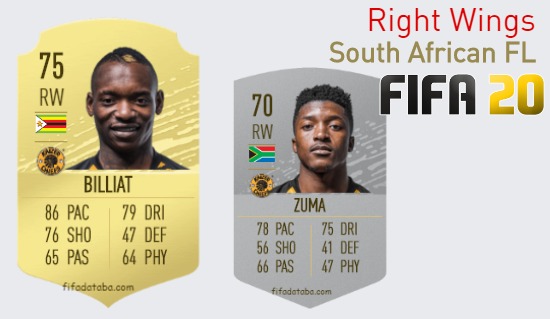 South African FL Best Right Wings fifa 2020