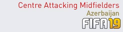 FIFA 19 Azerbaijan Best Centre Attacking Midfielders (CAM) Ratings