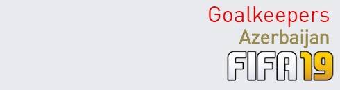 FIFA 19 Azerbaijan Best Goalkeepers (GK) Ratings