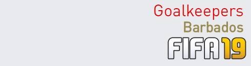 FIFA 19 Barbados Best Goalkeepers (GK) Ratings