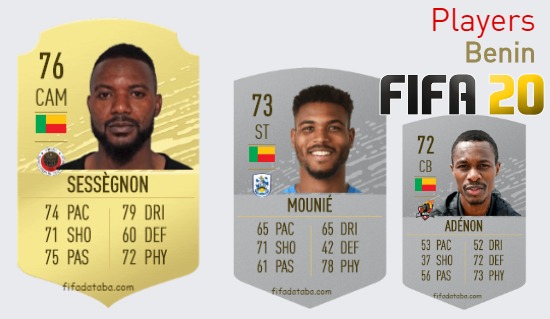 FIFA 20 Benin Best Players Ratings