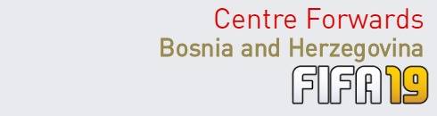 FIFA 19 Bosnia and Herzegovina Best Centre Forwards (CF) Ratings