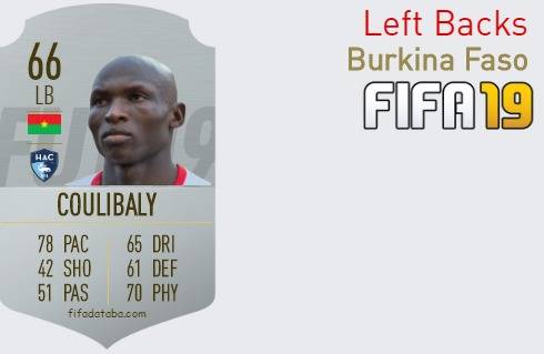 FIFA 19 Burkina Faso Best Left Backs (LB) Ratings