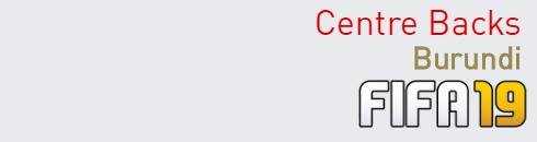 FIFA 19 Burundi Best Centre Backs (CB) Ratings