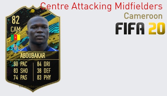 FIFA 20 Cameroon Best Centre Attacking Midfielders (CAM) Ratings