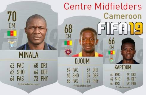 FIFA 19 Cameroon Best Centre Midfielders (CM) Ratings