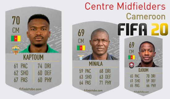 FIFA 20 Cameroon Best Centre Midfielders (CM) Ratings