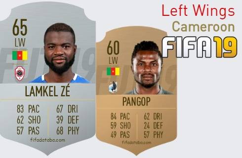 FIFA 19 Cameroon Best Left Wings (LW) Ratings