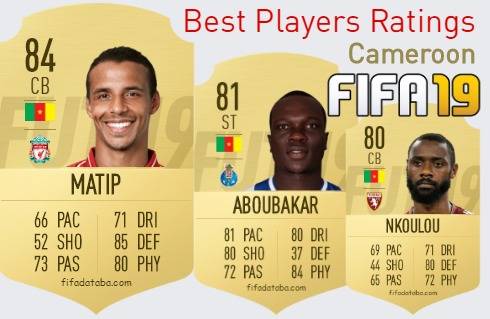 FIFA 19 Cameroon Best Players Ratings