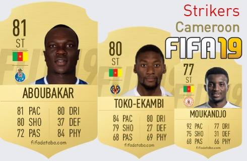 FIFA 19 Cameroon Best Strikers (ST) Ratings