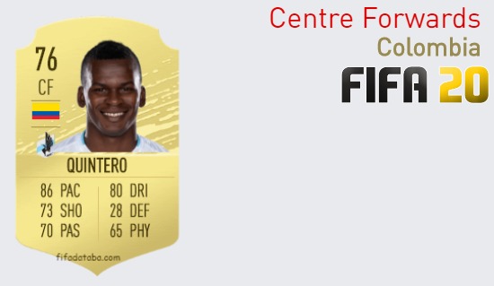 Colombia Best Centre Forwards fifa 2020